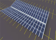Galvanized Residential Solar Carport Structures , On Off Grid Solar Power Parking Lot