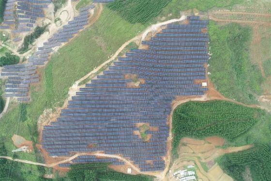 قیمت خوب High Clearance Solar Panel Ground Mounting Systems Easy Installation 0-60 Degrees Tilt Angle Up To 1.2m Ground Clearance آنلاین