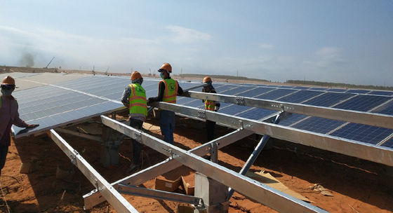 قیمت خوب Tilt Angle 0-60 Degrees Compatible Solar Array Mounting Brackets for Framed or Frameless Modules آنلاین