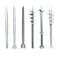 قیمت خوب OEM سنگ شکن گالوانیزه پیچ پیچ شمع ضخامت 3 ~ 3.5mm طول 500 ~ 2500 میلی متر آنلاین