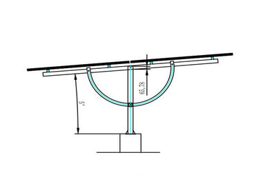 قیمت خوب PV تنظیم سیستم نصب و راه اندازی سفارشی رنگ داغ - فولاد گالوانیزه بدون فریم آنلاین