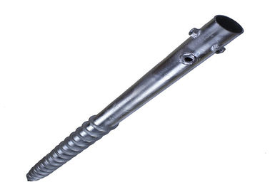 قیمت خوب ضد زنگ زمین شمع پیچ 1800L * 76Dmm داغ اسپری گالوانیزه شکل اسپیرال آنلاین