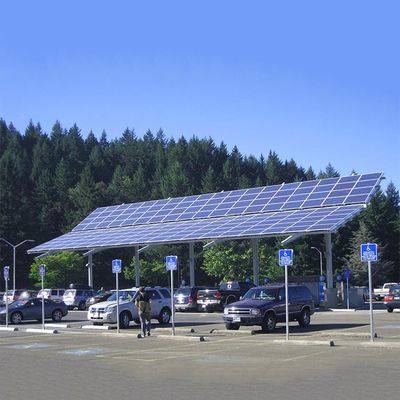 قیمت خوب پشتیبانی از Arrays سیستم های خورشیدی Carport تجاری EPC آلومینیوم فولاد Q345B Al6005 آنلاین