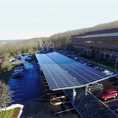 قیمت خوب سیستم های نصب پارکینگ اتومبیل خورشیدی ماژول با ارتفاع حداکثر ساختمان Photovoltaic Carport 20M Max آنلاین