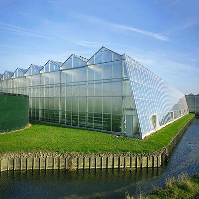 قیمت خوب گالوانیزه آنودایز A - Frame گلخانه ای سیستم خورشیدی در فضای باز نصب آسان براکت PV آبیاری آنلاین