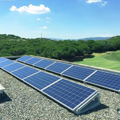 قیمت خوب سیستم نصب خورشیدی پشتیبانی از ماژول PV مشخصات فولاد گالوانیزه نقره ضد زنگ سبک آنلاین
