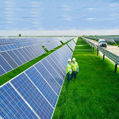 قیمت خوب سیستم های نصب زمینی فتوولتائیک خورشیدی فلزی ضد زنگ گالوانیزه طبیعی یا سفارشی آنلاین
