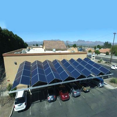 قیمت خوب حداکثر 130 کیلومتر در ساعت Carport 60kw خورشیدی برای سیستم نصب زمینی در پارکینگ بندر اتومبیل آنلاین