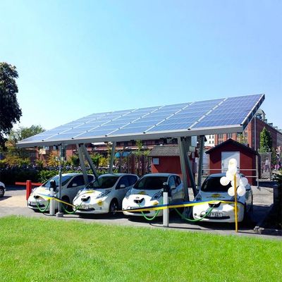 قیمت خوب براکت های نصب شده در پارکینگ پارکینگ خورشیدی خاموش شبکه خورشیدی PV Carport آنلاین