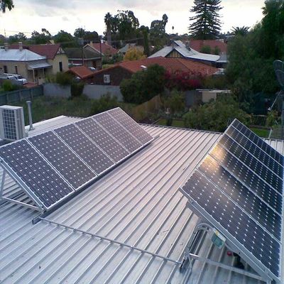 قیمت خوب سیستم رکینگ صفحه خورشیدی آنودایز شده بام SUS304 آنلاین