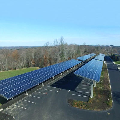 قیمت خوب زمین دهانه 5000 میلی متر Carport Solar Mounting سیستم براکت خورشیدی براکت خورشیدی ساختار خورشیدی سیستم نصب PV آنلاین