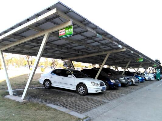 قیمت خوب اندازه سفارشی 180km/h سرعت باد پنل PV خورشیدی پارکینگ ماشین پارکینگ آنلاین