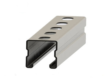 قیمت خوب HDG کانال گالوانیزه سوراخ شده، ساختار نصب PV، کانال فرمت شده سرد آنلاین
