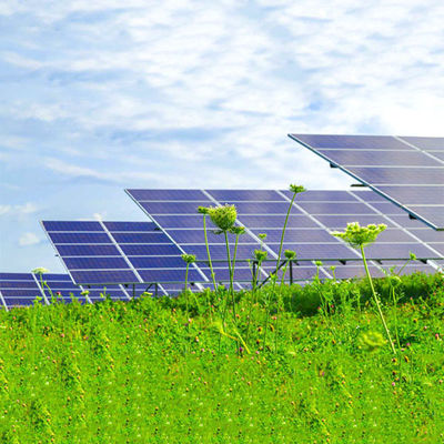 پانل های خورشیدی پانل گرم گالوانیزه سیستم های نصب و راه اندازی زمین زمین شمع گیاهان