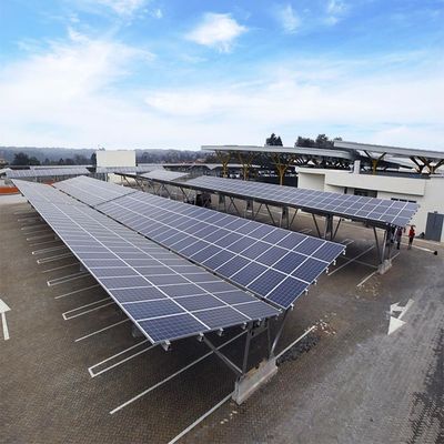 قیمت خوب مدولار Q345B Frame Solar Power Parking Shed Car آنلاین