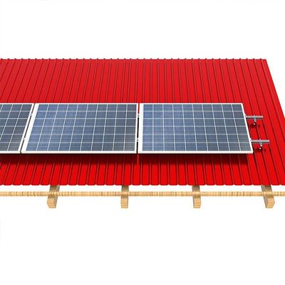 قیمت خوب 0 درجه تا 15 درجه نصب آسان و سریع معمول براکت های نصب خورشیدی تخت قابل استفاده مجدد ضد زنگ برای سیستم های کارخانه PV آنلاین