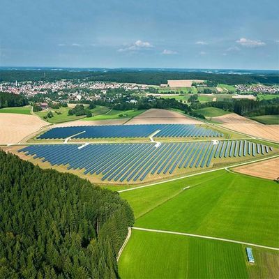 0-60 درجه قاب یا بدون قاب سیستم های PV نصب شده روی زمین