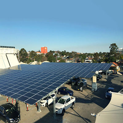 قیمت خوب سازه های carport PV آلومینیوم آنودایز شده آنلاین