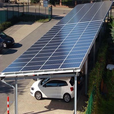 قیمت خوب سازه های اتومبیل خورشیدی مسکونی گالوانیزه گرم در شبکه خاموش آنلاین