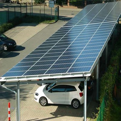 قیمت خوب 10deg HDG فولاد خورشیدی سیستم رکینگ برای پارکینگ آنلاین