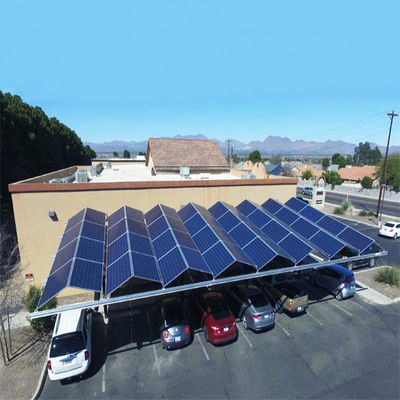 سیستم نصب رک خورشیدی HDG Q345 Modern Carport