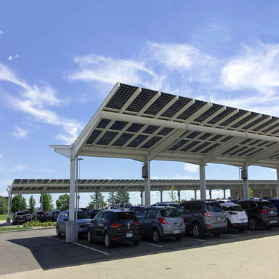 قیمت خوب سیستم PV ضد زنگ باز Ground Carport برای پارک های کارخانه آنلاین