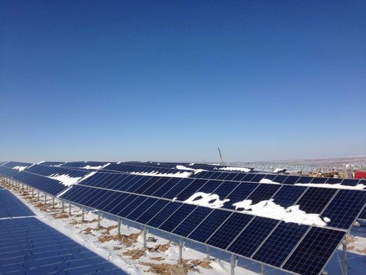 براکت های پنل خورشیدی Q235B Q345B با سیستم نصب PV گالوانیزه داغ / آندایزینگ