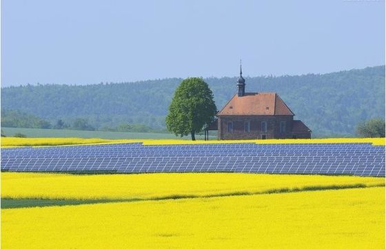 ضخامت 0.5mm - 15mm فولاد گالوانیزه سیستم نصب براکت خورشیدی زمینی