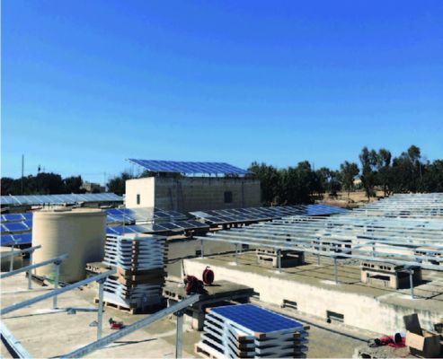 براکت سیستم نصب روی زمین از فولاد گالوانیزه گرم و ضد آب پنل خورشیدی