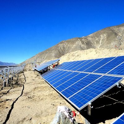 سقف خورشیدی رئال های نصب PV سیستم های نصب انرژی خورشیدی